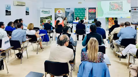 Presentaci&oacute;n del proyecto del Grupo Operativo Pomodoro (Foto Apag Extremadura Asaja)