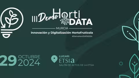 Cartel Foto HortiDATA 2024 (Fuente UPCT)