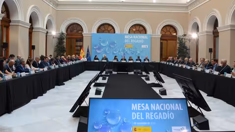 Segunda reuni&oacute;n del pleno de la Mesa Nacional del Regad&iacute;o (Foto MAPA)
