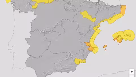 Alerta DANA (Mapa Aemet)