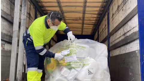 Recogida de envases del sector agrario (Foto Sigfito)