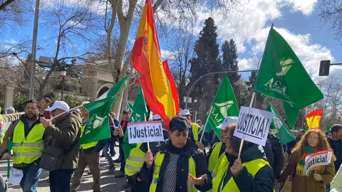 Protesta de agricultores (Foto Asaja Castilla-La Mancha) Archivo