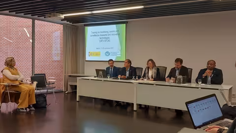 Artime en el curso de capacitaci&oacute;n del Mediterr&aacute;neo (Foto MAPA)