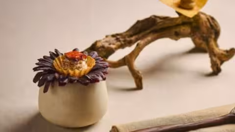Detalle de una de las creaciones del restaurante Frases (Foto Peter Marconi/Frases web Estrellas Michel&iacute;n)