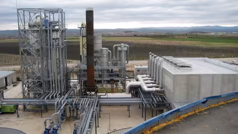 Planta de tratamiento de purines Juneda I en L&eacute;rida (Foto Safyca)