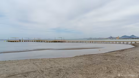 Balnerario de Los Urrutias en el Mar Menor (Foto Ayto Cartagena)