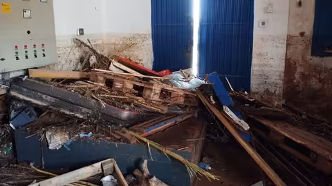 Da&ntilde;os por la DANA en una entidad de riego valenciana (Foto AVA Asaja)