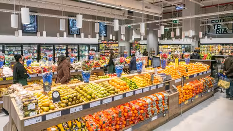 Mostradores supermercado en Fuencarral (Foto BM Supermercados) Archivo