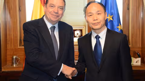 Planas recibe al viceministro de Agricultura y Asuntos Rurales de China (Foto MAPA)