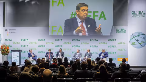 Planas en la Conferencia de Ministros del Foro Global de Alimentaci&oacute;n y Agricultura 2025 en Berl&iacute;n (Foto MAPA)