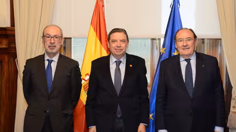 Planas con el presidente de Saeca (Foto MAPA)