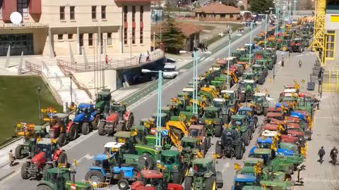 Tractorada (Foto Fernando Ram&oacute;n/Asaja Soria) Archivo