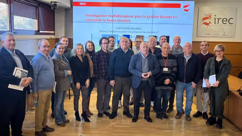 Jornada de trabajo en el IREC (Foto Asaja Castilla-La Mancha)