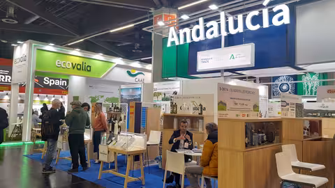 Empresas andaluzas en la feria Biofach de Alemania (Foto Andaluc&iacute;a TRADE)