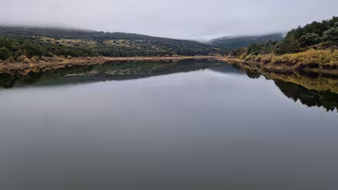 Embalse de Puente Alta presa de El Tejo (Foto Confederaci&oacute;n Hidrogr&aacute;fica del Duero)