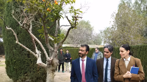 Gonz&aacute;lez Suela visita el parque de Tentegorra (Foto MCT)
