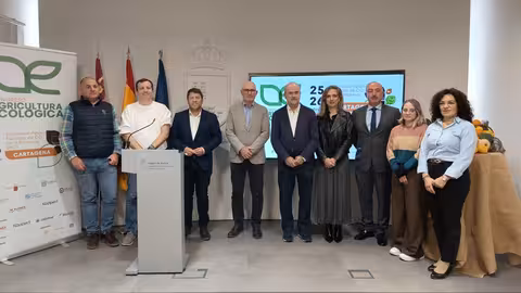 Presentaci&oacute;n del Congreso de Agricultura Ecol&oacute;gica (Foto CARM)