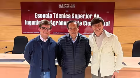 Conferencia de Pedro Barato en la Universidad de Castilla-La Mancha (Foto Asaja C-LM)