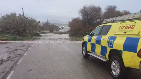 Rambla de Ramonete cortada a su paso por Puntas de Calnegre (Foto Ayto de Lorca enX)