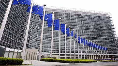 Banderas de la Uni&oacute;n Europea (Foto Cooperativas AgroAlimentarias)