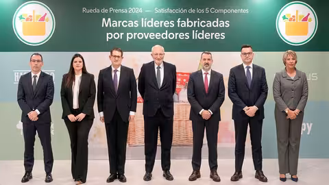 Juan Roig y miembros del Comit&eacute; de Direcci&oacute;n de Mercadona (Foto Mercadona)