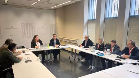Reuni&oacute;n de responsables de pesca de las CCAA del litoral Mediterr&aacute;neo en Barcelona (Foto CARM)