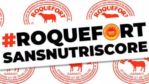 #Roquefort sans Nutriscore (Imagen Conf&eacute;d&eacute;ration G&eacute;n&eacute;rale de Roquefort)