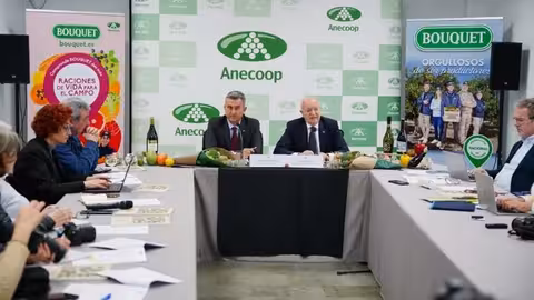 Rueda de Prensa de presentaci&oacute;n de resultados (Foto Anecoop)
