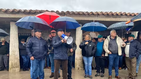 Agricultores urgen un trasvase a las Tablas de Daimiel (Foto Asaja Ciudad Real)