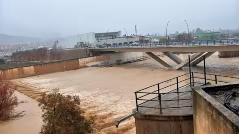 Guadalentin-Lorca escorrent&iacute;a de lluvia (Foto CHS)