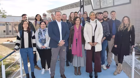 La alcaldesa de Alhama, Rosa S&aacute;nchez, en la clausura de Agro2Circular (Foto Alhama de Murcia)
