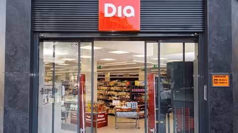 Fachada de un supermercado DIA (Foto GrupoDIA)