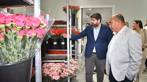 Inauguraci&oacute;n en Ceheg&iacute;n las nuevas instalaciones de Canaraflor (Foto CARM)