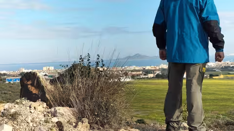 Vigilancia del Dominio P&uacute;blico Hidr&aacute;ulico en la cuenca vertiente del Mar Menor (Foto OTMM)