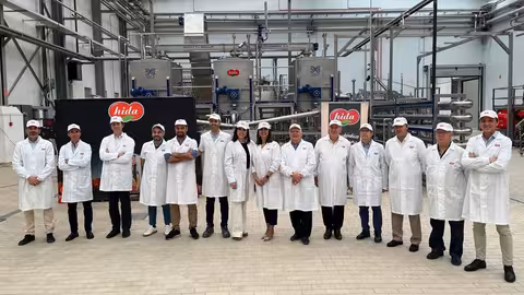 La consejera Sara Rubira durante su visita a la empresa Hida (Foto CARM)