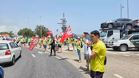 Huelga en Fertiberia (Foto UGT Fica)