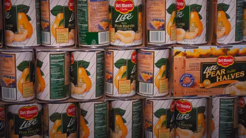 Latas de guisantes Del Campo (Foto por Ken Hammond - USDA OnLine Photography Center - http://www.usda.gov/oc/photo/02cs0584.htm, Dominio p&uacute;blico)