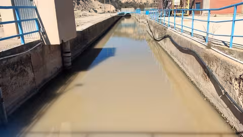 Un tramo del Canal de Crevillente (Foto CHS)