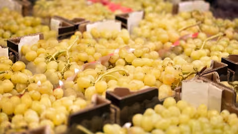 Uvas de la Regi&oacute;n de Murcia y Alicante (Foto Mercamadrid)