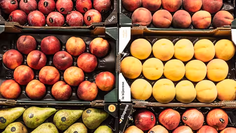 Frutas hueso (Foto Mercamadrid)
