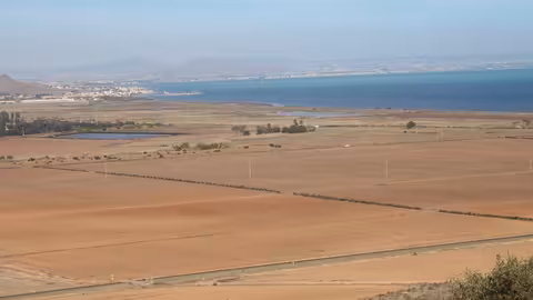 Parcelas agr&iacute;colas en el &aacute;mbito territorial del acu&iacute;fero Cuaternario (Foto CHS)