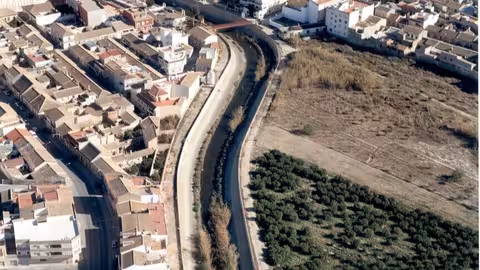 Aguas abajo puente de Formentera (Foto CHS)