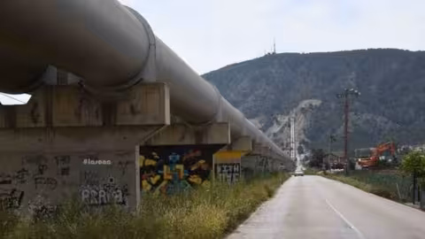 Carretera de los tubos (Foto Cs Ciudadanos Orihuela)