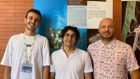 De izquierda a derecha, Pablo Amador, Valerio Gherardi y Andreu Rico (Foto Universidad de Valencia)