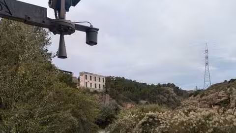 Pluvi&oacute;metro del Majal Blanco, en Murcia (Foto CHS)