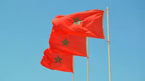 Banderas de Marruecos (Imagen de tigmii moaiz en Pixabay)