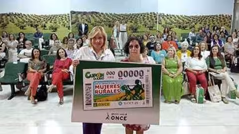Cup&oacute;n de la ONCE conmemorativo del D&iacute;a Internacional de las Mujeres Rurales (Foto ONCE)