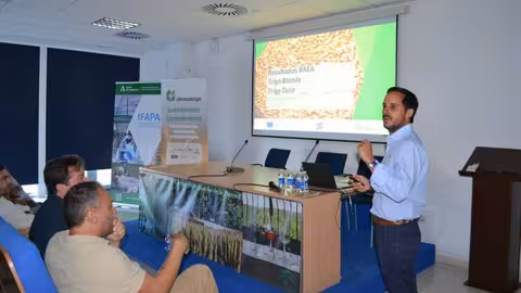 Presentaci&oacute;n de los resultados RAEA en cultivos herb&aacute;ceos extensivos de secano (Foto Ifapa)