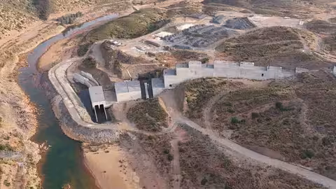 Presa de Alcolea (Foto Huelva Riega)