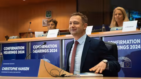 Comisario europeo de Agricultura Christophe Hansen (Foto European Parliament)